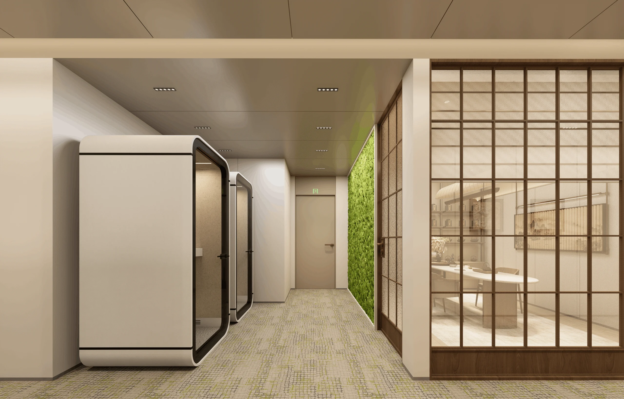 Modern Oriental Shared Workspace project photo