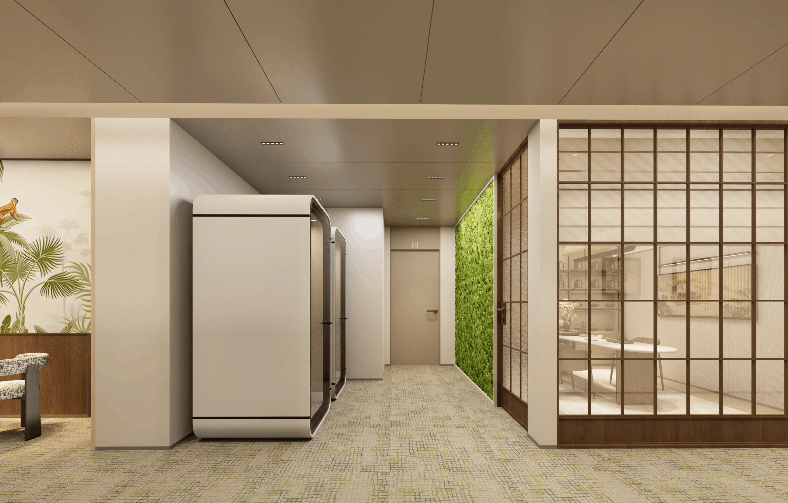 Modern Oriental Shared Workspace project photo