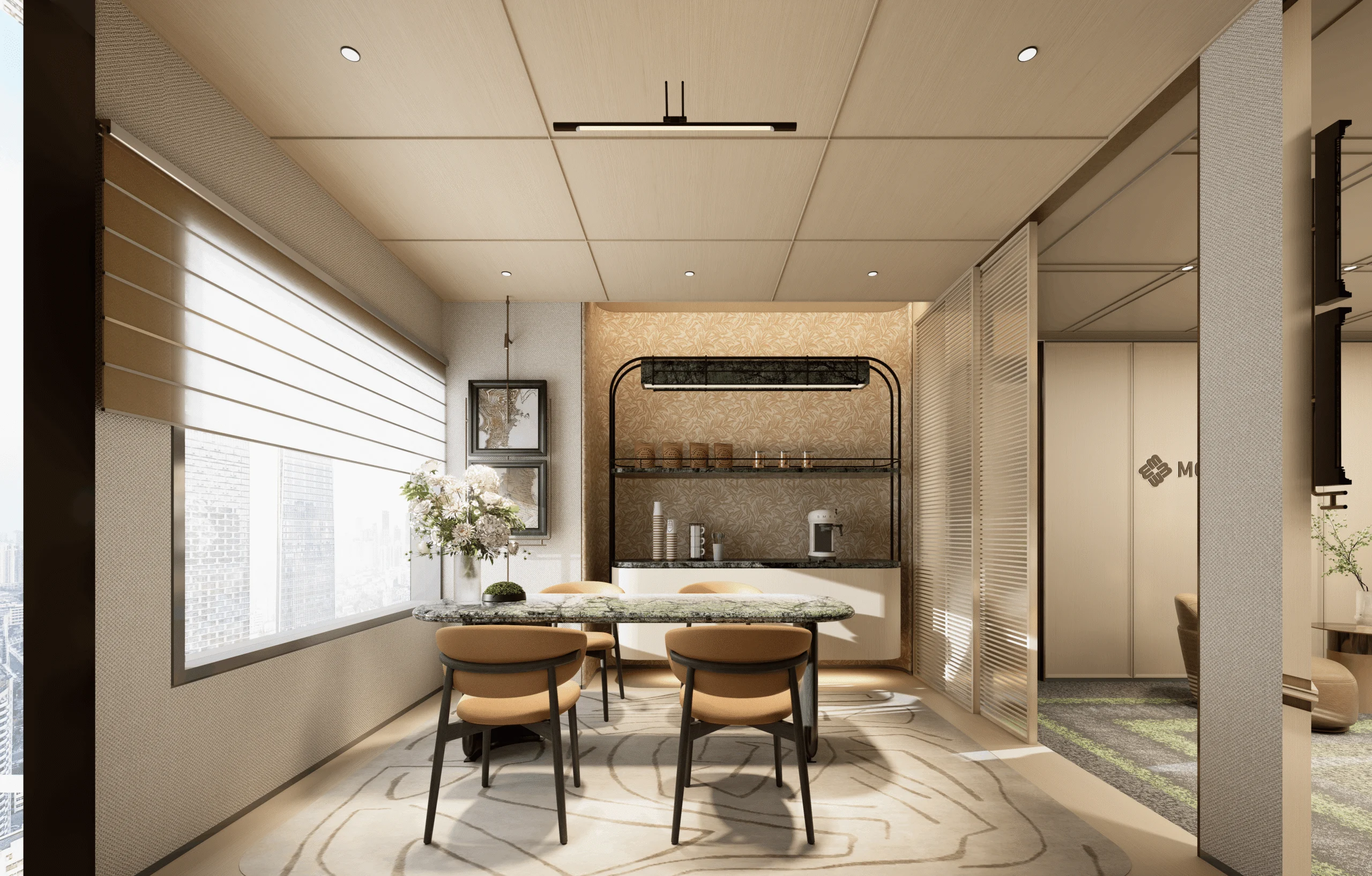 Modern Oriental Shared Workspace project photo