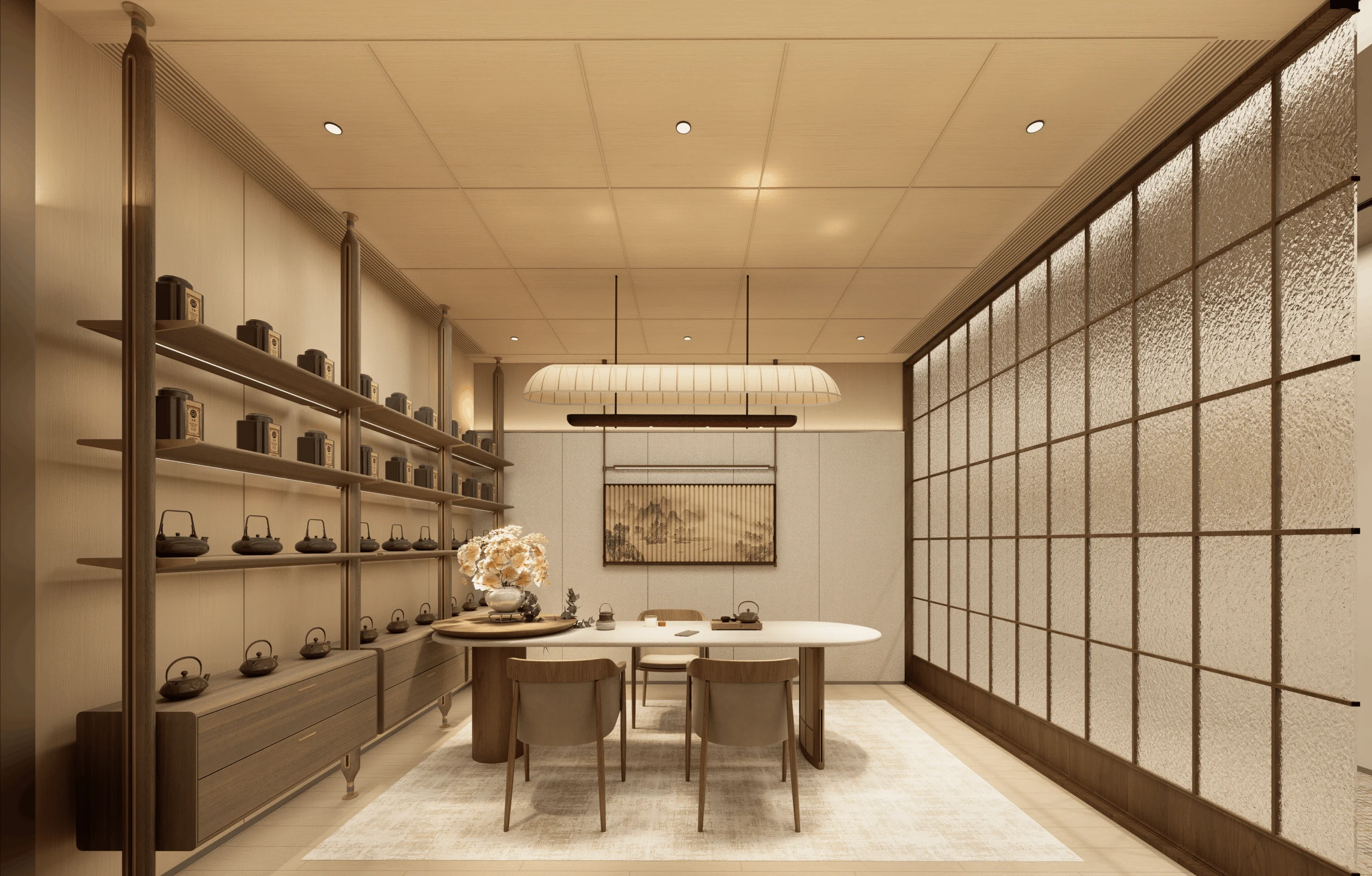 Modern Oriental Shared Workspace project photo